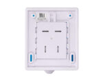 Distributeur essuie-mains q-connect fermeture serrure 2 clefs coloris bleu 225x275x220mm – Image 9