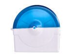 Distributeur essuie-mains q-connect fermeture serrure 2 clefs coloris bleu 225x275x220mm – Image 8