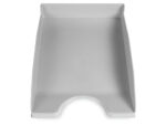 Corbeille à courrier q-connectpolypropylène documents a4+ 240x320mm empilable 350x255x65mm coloris gris opaque – Image 3