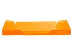 Corbeille à courrier q-connectpolypropylène documents a4+ 240x320mm empilable 350x255x65mm coloris orange transparent – Image 2
