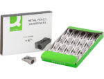 Taille-crayon q-connect classique aluminium robuste résistant 1 usage – Image 3