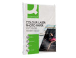 Papier photo q-connect laser semi glacé brillant a4 218g/m2 compatible toutes imprimantes paquet 100 feuilles – Image 3