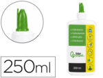 Colle vinylique liderpapel blanche travaux manuels papier autres matériaux rapide adhérence sans solvant pot 250ml