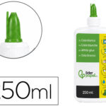 Colle vinylique liderpapel blanche travaux manuels papier autres matériaux rapide adhérence sans solvant pot 250ml