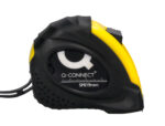 Mètre enrouleur q-connect caoutchouc frein matériel antichoc largeur 19mm longueur 5m – Image 2