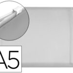 Pochette enveloppe liderpapel polypropylène 180 microns a5 210x148mm fermeture éclair transparent incolore