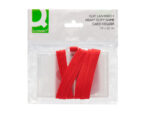 Badge q-connect lacet rouge plastique rigide congrès foires entreprises intérieur carte blanche rouge 94x60mm – Image 8