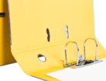 Classeur levier liderpapel documenta a4+ carton remborde dos 75mm rado metallique      coloris jaune – Image 9