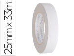 Ruban adhésif q-connect double face multiples fixations différents types surfaces 25mmx33m
