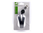 Souris mini q-connect filaire optique 800dpi 3 boutons molette mouvement horizontal vertical usb coloris noir – Image 6