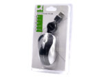 Souris mini q-connect filaire optique 800dpi 3 boutons molette mouvement horizontal vertical usb coloris noir – Image 7