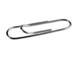 Trombone q-connect nickelé bout rond 20mm boîte carton 100 unités – Image 3