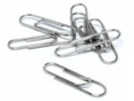 Trombone q-connect nickelé bout rond 20mm boîte carton 100 unités – Image 4