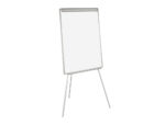Chevalet conférence q-connect tableau magnétique 85x60cm cadre plastique pince bloc papier auget porte-marqueurs – Image 3