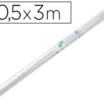 Couvre-livres liderpapel adhésif repositionnable 0.5x3m rouleau plastique 80 microns