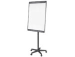 Chevalet conférence q-connect tableau magnétique 70x100cm cadre aluminium pince bloc papier auget porte-marqueurs roues – Image 2
