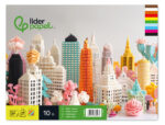 Papier crépon liderpapel 34g/m2 format a4+ 240x315mm 10 coloris assortis bloc 10 feuilles – Image 2
