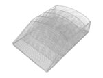 Corbeille murale q-connect 5 cases a4 vertical présentoir métallique 315x93x440mm coloris argent – Image 7