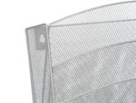 Corbeille murale q-connect 5 cases a4 vertical présentoir métallique 315x93x440mm coloris argent – Image 3
