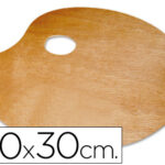 Palette de melange liderpapel bois ovale 20x30 cm grosseur  0,3 cm