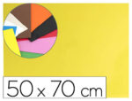 Plaque mousse liderpapel 50x70cm 60g/m2 épaisseur 1.5mm unicolore jaune