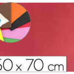 Plaque mousse liderpapel 50x70cm 60g/m2 épaisseur 1.5mm unicolore rouge