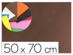 Plaque mousse liderpapel 50x70cm 60g/m2 épaisseur 1.5mm unicolore marron