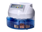 Compteuse trieuse monnaie q-connect électronique libre ou par lot 216u/minute 4 chiffres led 355x266x330mm 4.5kg – Image 2