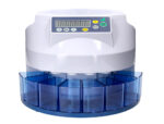 Compteuse trieuse monnaie q-connect électronique libre ou par lot 216u/minute 4 chiffres led 355x266x330mm 4.5kg