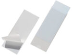 Porte-étiquette q-connect adhésif dos classeur 55x102mm étiquette comprise pack 6 unités – Image 4