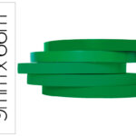 Ruban adhésif q-connect scelleuse sac 9mmx66m coloris vert
