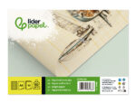 Papier millimétré liderpapel 1mm 80g/m2 feuille a4 210x297mm minipack 10f – Image 2