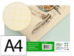 Papier millimétré liderpapel 1mm 80g/m2 feuille a4 210x297mm minipack 10f