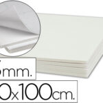 Carton entrecolle liderpapel adhesif 70x100cm epaisseur 3mmunicolore blanc
