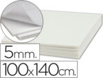 Carton entrecolle liderpapel adhesif 100x140cm epaisseur   5mm unicolore blanc
