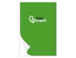 Bloc notes liderpapel perforé ligné a6 148x105mm paysage couverture carton imprimé 250g/m2 80f 60g/m2 – Image 2