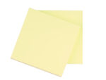 Bloc-notes q-connect quick notes papier recyclé 76x76mm 100f repositionnables coloris jaune – Image 2