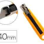 Cutter xd123 q-connect retractable lame acier 18 mm  blister
