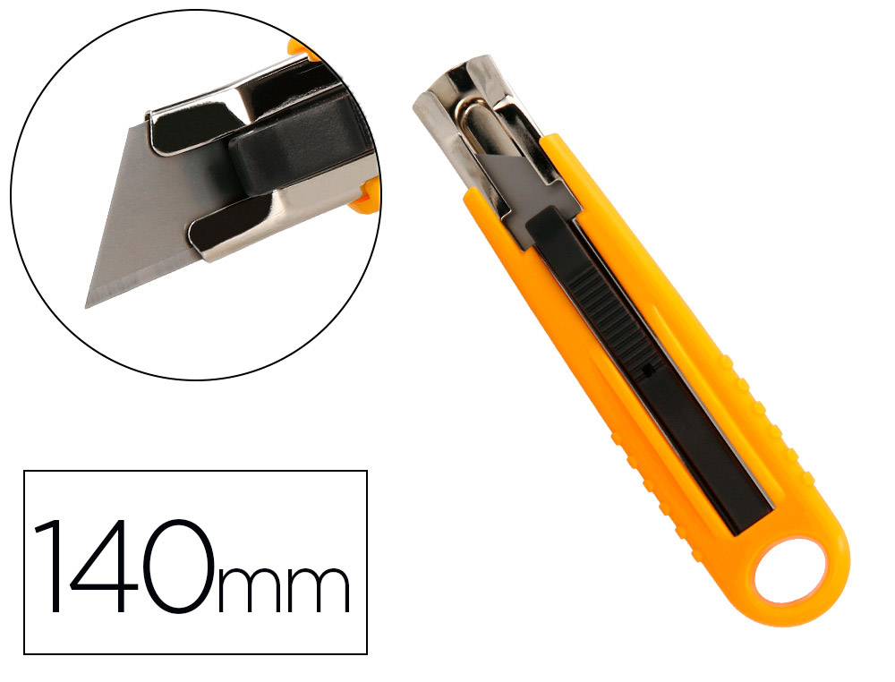 948882g-1.jpg Cutter xd123 q-connect retractable lame acier 18 mm blister – Image 1