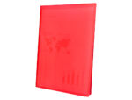 Protège-documents liderpapel polypropylène couverture flexible 20 pochettes fixes a4 210x297mm rouge translucide – Image 3