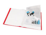 Protège-documents liderpapel polypropylène couverture flexible 20 pochettes fixes a4 210x297mm rouge translucide – Image 7