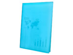 Protège-documents liderpapel polypropylène couverture flexible 20 pochettes fixes coloris bleu translucide – Image 3