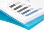 Protège-documents liderpapel polypropylène couverture flexible 20 pochettes fixes coloris bleu translucide – Image 8
