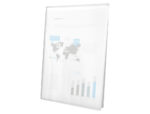 Protège-documents liderpapel polypropylène couverture flexible 40 pochettes fixes a4 210x297mm transparent – Image 3