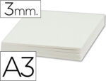 Carton entrecolle liderpapel a3 epaisseur 3mm unicolore    blanc
