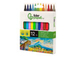 Feutre coloriage liderpapel slim longueur écriture 800m pointe nylon 2mm diamètre étui carton 12 unités – Image 4