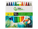 Feutre coloriage liderpapel jumbo longueur écriture 800m pointe nylon 5mm diamètre étui plastique 12 unités – Image 2