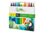 Feutre coloriage liderpapel jumbo longueur écriture 800m pointe nylon 5mm diamètre étui plastique 12 unités – Image 4