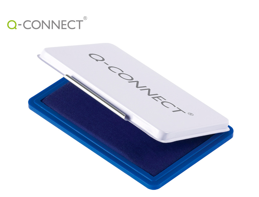 952387g-1.jpg Recharge tampon q-connect économique nº2 110x70mm bleu – Image 1