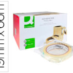 Ruban adhésif q-connect 66mx19mm sachet cellophane